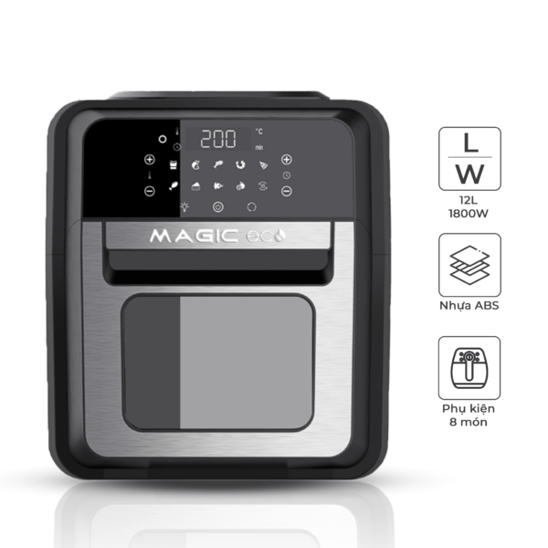 m12 Nồi Chiên Không Dầu Kết Hợp Lò Nướng Magic Eco M12 1
