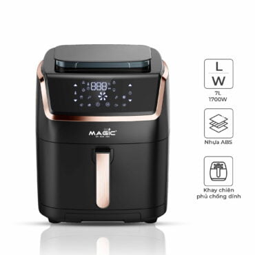 Nồi Chiên Không Dầu Kết Hợp Hấp Cao Cấp Magic Eco S07 PRO 7 lít | MAGIC Vietnam