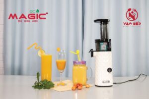 Hướng dẫn làm nước ép Thơm giúp giảm cân bằng máy ép chậm thế hệ mới Magic Eco AC-132 8