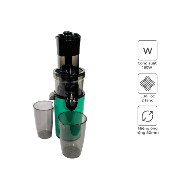 Máy ép chậm miệng rộng Thế hệ mới Magic Eco AC-137 Máy ép chậm miệng rộng Thế hệ mới Magic Eco AC-137