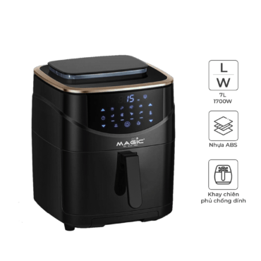 Nồi Chiên Không Dầu Kết Hợp Hấp Magic Eco S07 7 lít | MAGIC Vietnam 1 Nồi chiên không dầu kết hợp hấp Magic Eco S07 7 lít