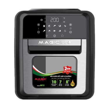 Nồi Chiên Không Dầu Kết Hợp Lò Nướng Magic Eco M12 2 Nồi chiên không dầu kết hợp lò nướng Magic Eco M12