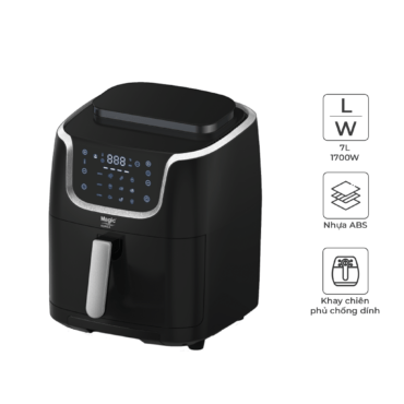 Nồi Chiên Không Dầu Kết Hợp Hấp Thông Minh Magic Korea A-700 7L | MAGIC Vietnam 1 Nồi Chiên Không Dầu Kết Hợp Hấp Thông Minh Magic Korea A-700 7L