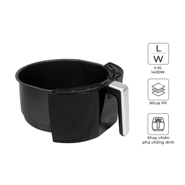 Nồi chiên chân không Magic Korea A-78N Đen Nồi chiên chân không Magic Korea A-78N Đen