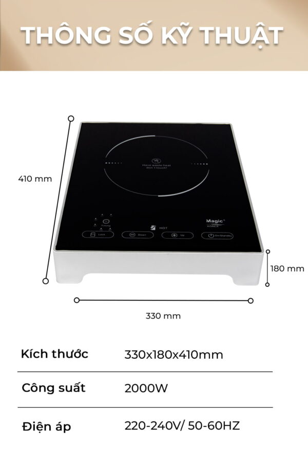 Bếp Hồng Ngoại MAGIC Korea A-47_MAGIC Vietnam_0922 (5) Bếp Hồng Ngoại MAGIC Korea A-47 | MAGIC Vietnam 4