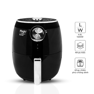 Nồi Chiên Không Dầu MAGIC Korea A-802 [Đen] | MAGIC Vietnam
