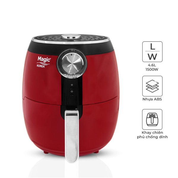 Nồi Chiên Không Dầu MAGIC Korea A-802 [Đỏ] | MAGIC Vietnam 1