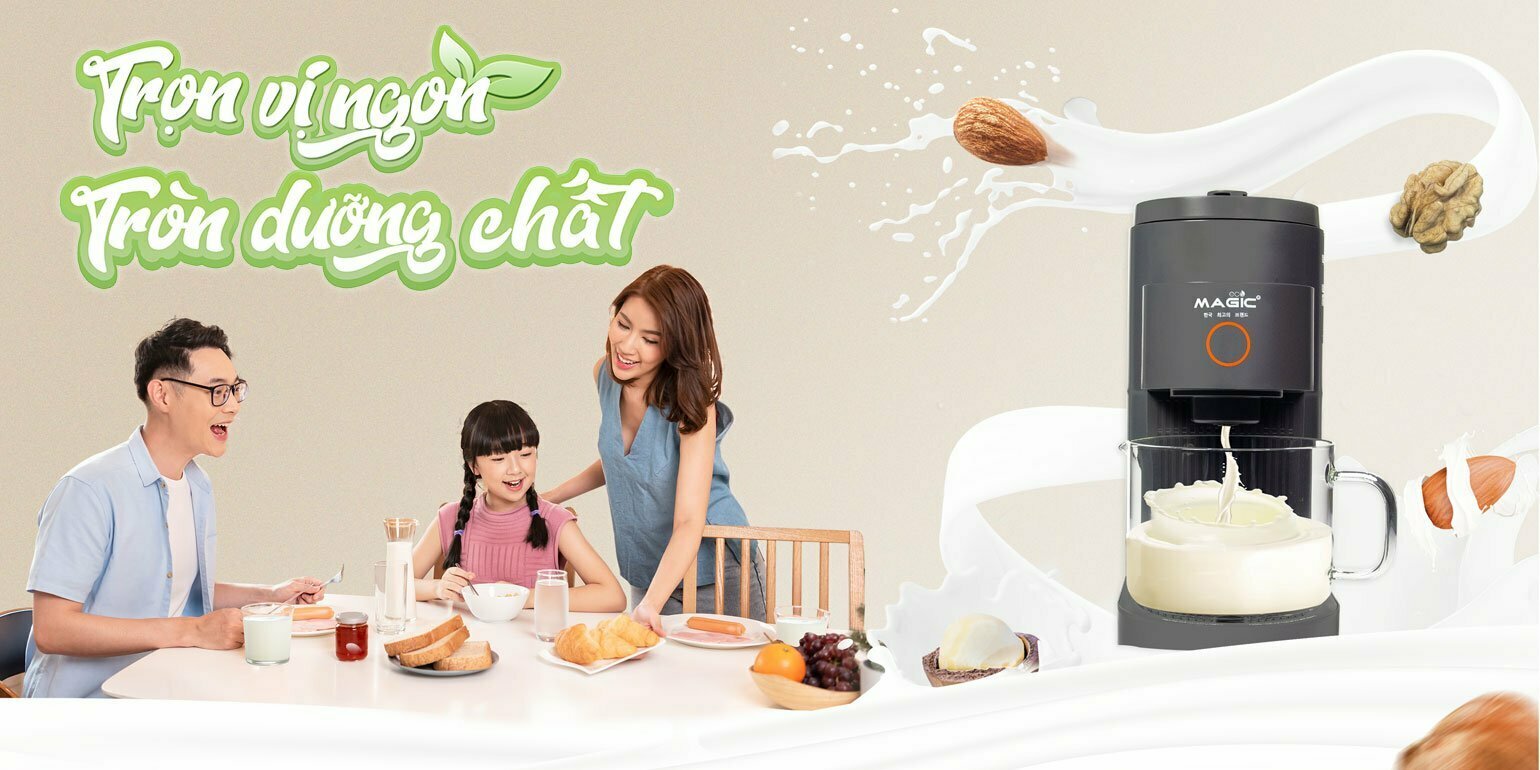 máy làm sữa hạt đa năng ac-140 magic eco magic korea