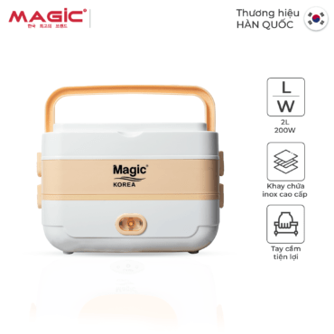 Hộp nấu và hâm nóng thức ăn hai tầng Magic Korea A-09 | MAGIC Vietnam