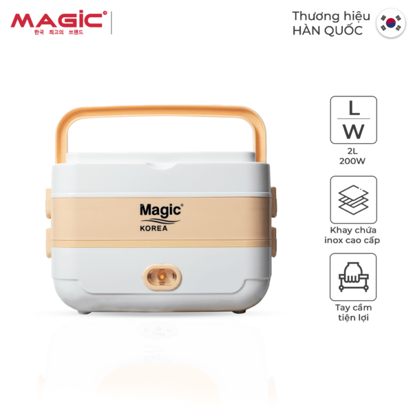 hop ham nong thuc an_magic vietnam_anh dai dien Hộp nấu và hâm nóng thức ăn hai tầng Magic Korea A-09 | MAGIC Vietnam 1