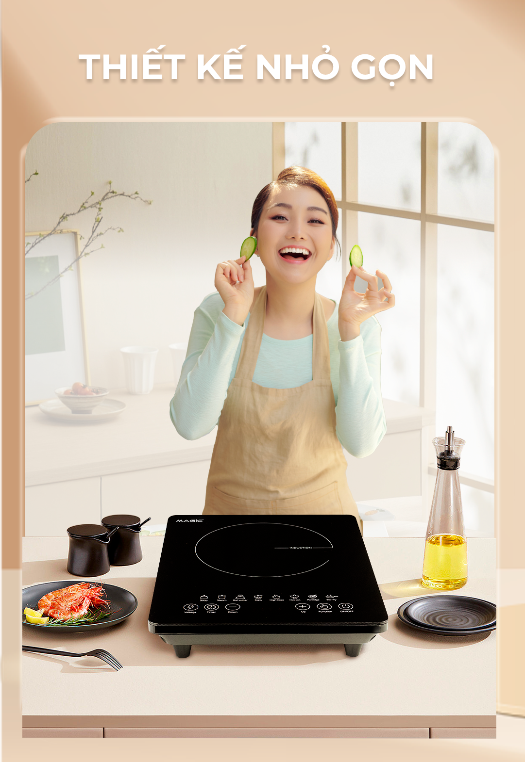 Bếp điện từ Magic A-50 | MAGIC Vietnam 13