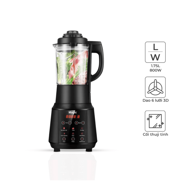 [HÀNG TRƯNG BÀY] Máy Làm Sữa Hạt Đa Năng Magic Korea A-96 (đen) | MAGIC Vietnam 1