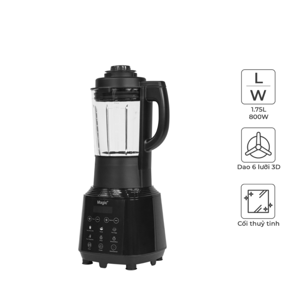 [HÀNG TRƯNG BÀY] Máy Làm Sữa Hạt Đa Năng Magic Korea A-96 (đen) | MAGIC Vietnam 4