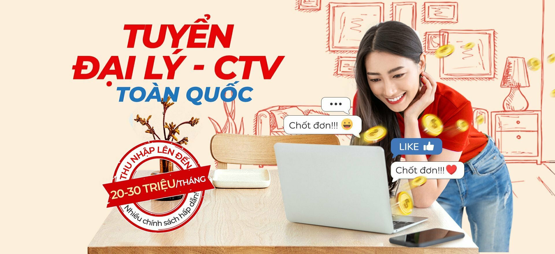 Tuyển Đại Lý 1