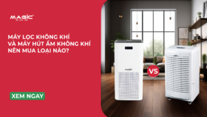 máy lọc không khí và máy hút ẩm