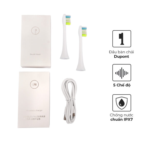 [KHÁCH HÀNG THÂN THIẾT] Bàn Chải Điện MAGIC Eco PRO-50 Trắng 6