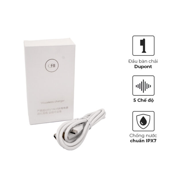 [KHÁCH HÀNG THÂN THIẾT] Bàn Chải Điện MAGIC Eco PRO-50 Trắng 5