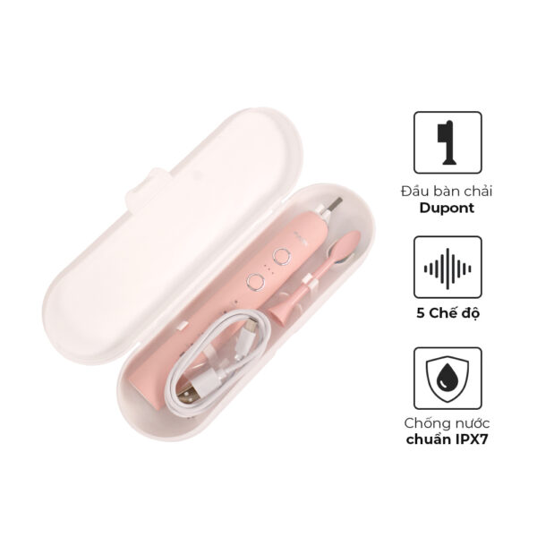 Bàn Chải Điện MAGIC B-22 Hồng 3