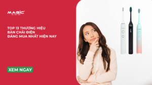 Minh họa top 13 thương hiệu bàn chải điện phổ biến