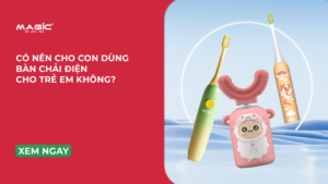 Minh họa có nên sử dụng bàn chải điện trẻ em cho con không?