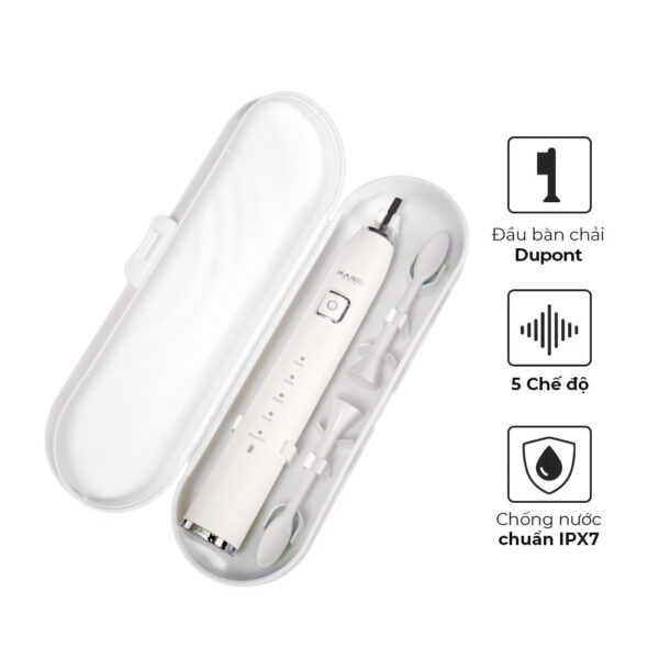 Bàn Chải Điện MAGIC B-25 Trắng 7