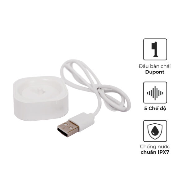 Bàn Chải Điện MAGIC B-25 Trắng 6