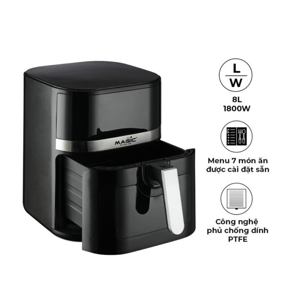 2 Nồi Chiên Không Dầu MAGIC Eco AC-128 3
