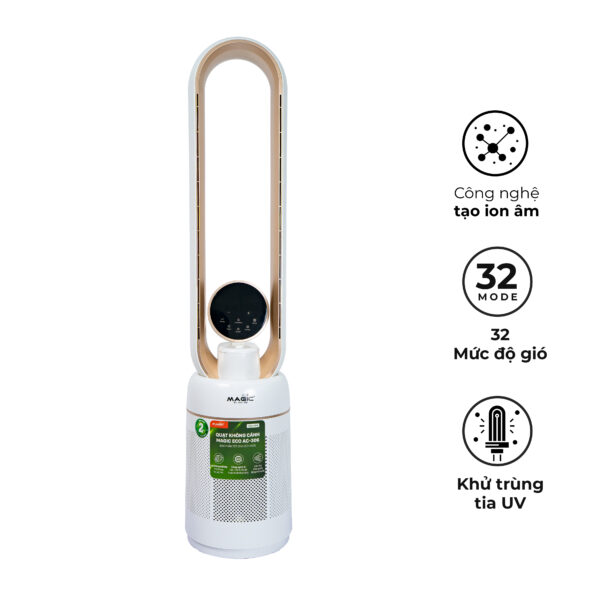 [KHÁCH HÀNG THÂN THIẾT] Quạt Không Cánh - Kết Hợp Lọc Không Khí MAGIC Eco AC-306 1