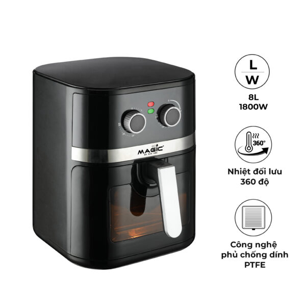 AC-127 (2) Nồi Chiên Không Dầu MAGIC Eco AC-127 2