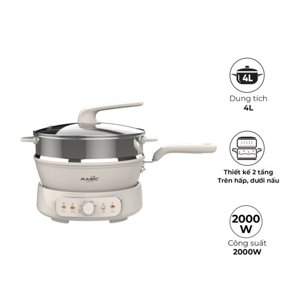 Nồi Lẩu Hấp Hơi Thủy Nhiệt MAGIC Eco AC-284 1