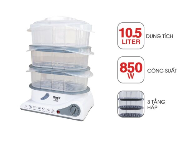 Nồi Hấp 3 Tầng MAGIC A-61 2