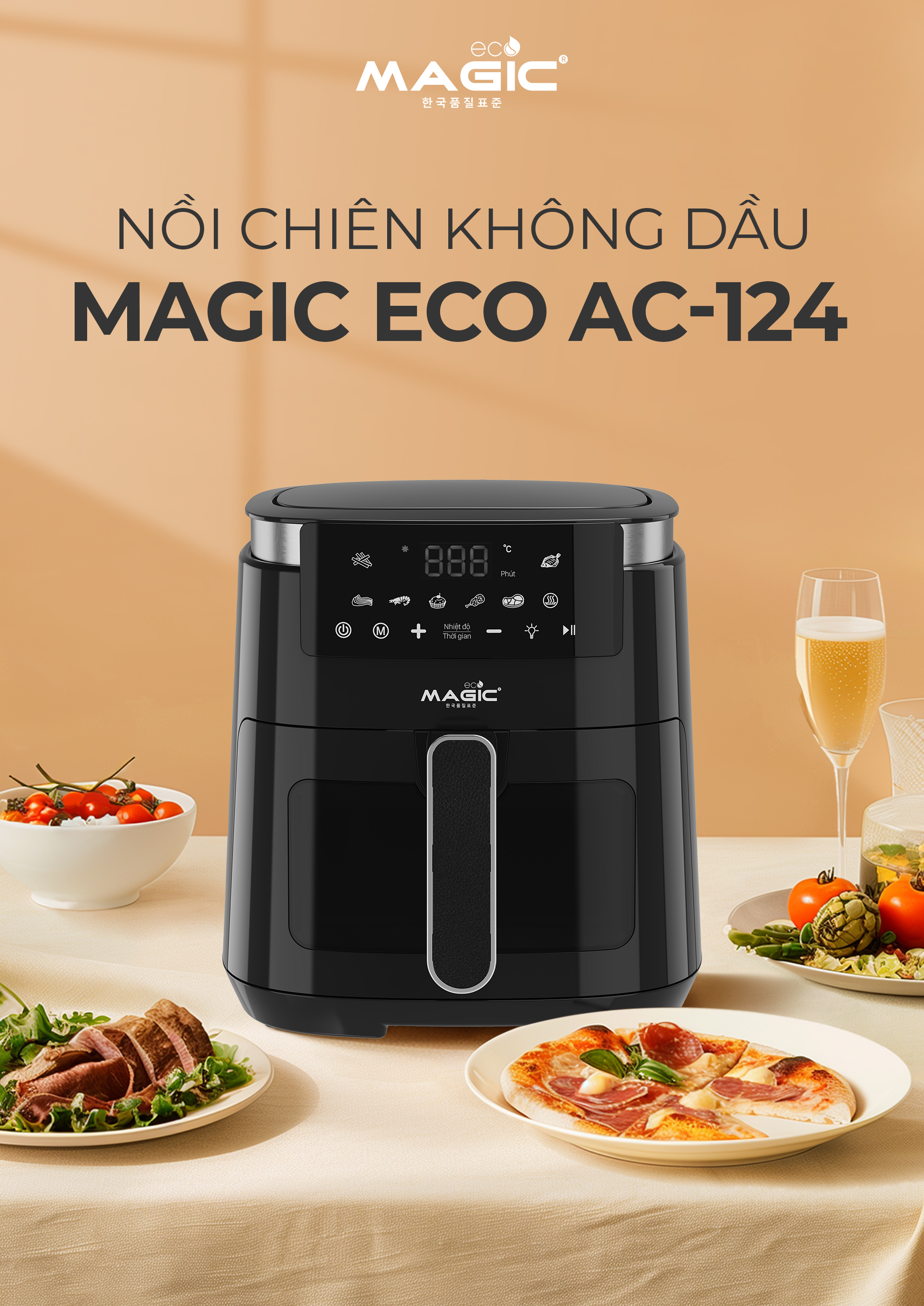 Nồi Chiên Không Dầu MAGIC Eco AC-124 2