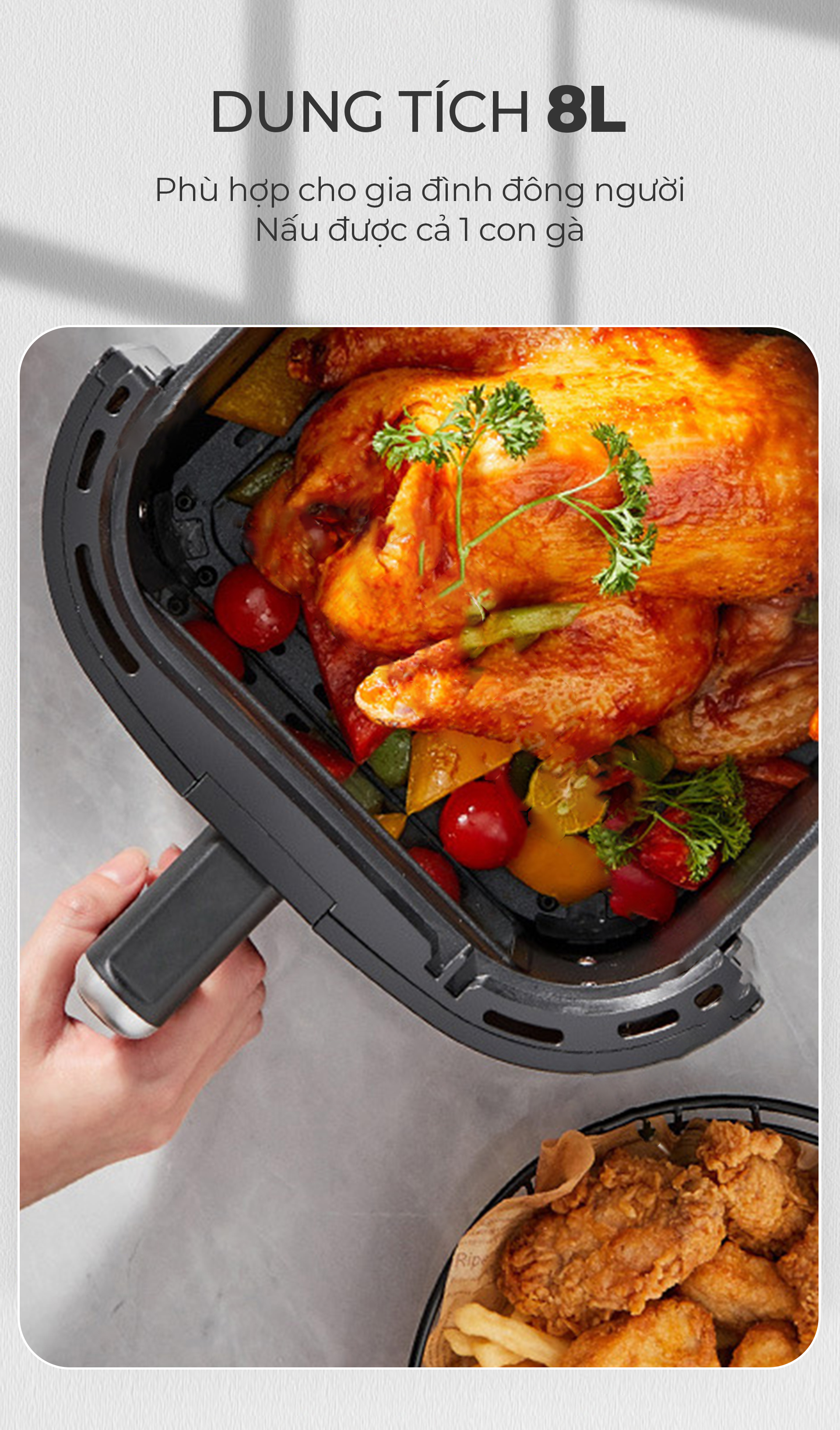 Nồi Chiên Không Dầu MAGIC Eco AC-129 3 Nồi Chiên Không Dầu MAGIC Eco AC-129 5