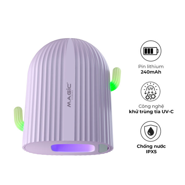 3 Máy Khử Trùng Đầu Bàn Chải MAGIC B-10 (Tím) 1
