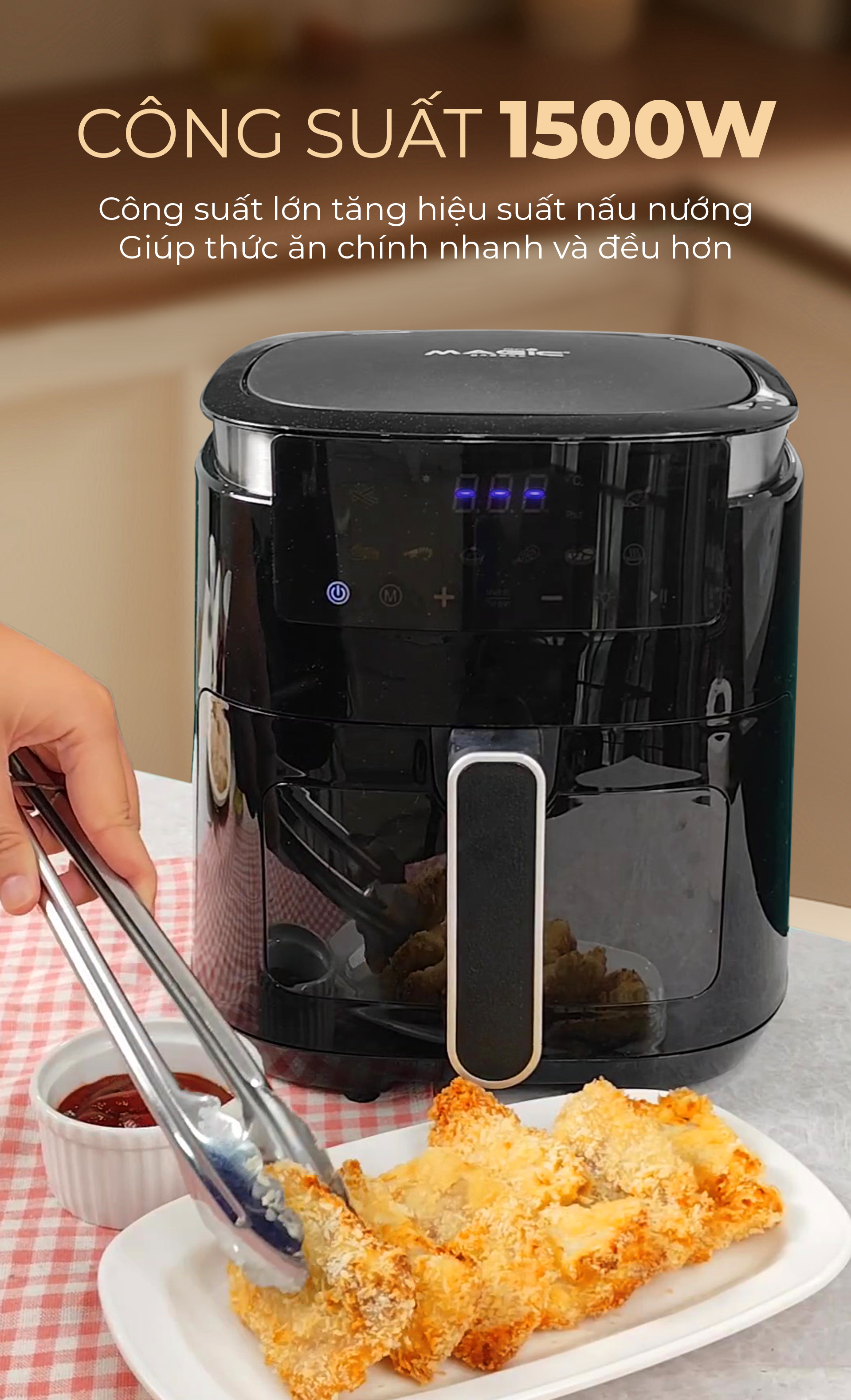 Nồi Chiên Không Dầu MAGIC Eco AC-124 5