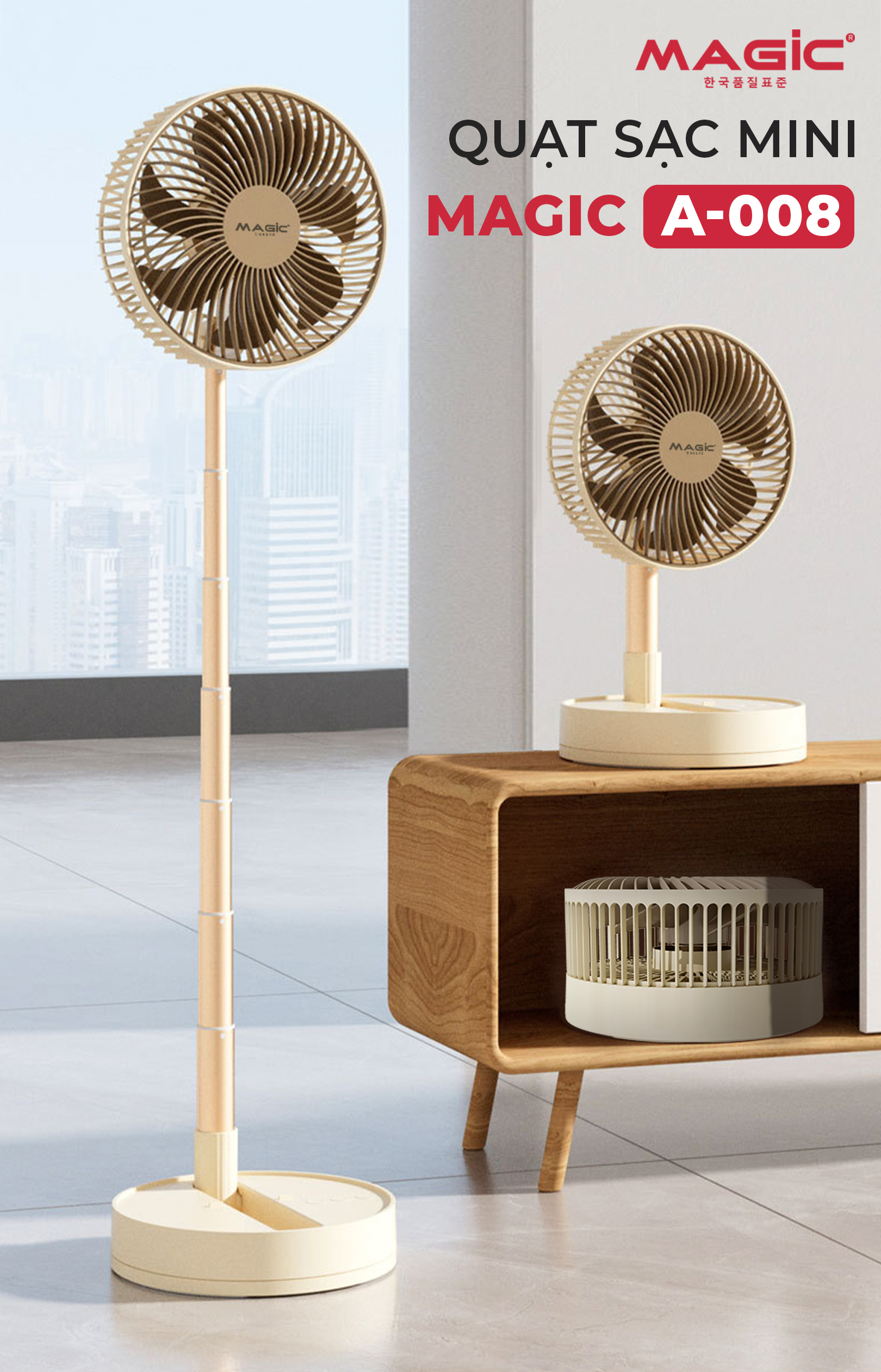 Quạt Mini MAGIC A-008 2