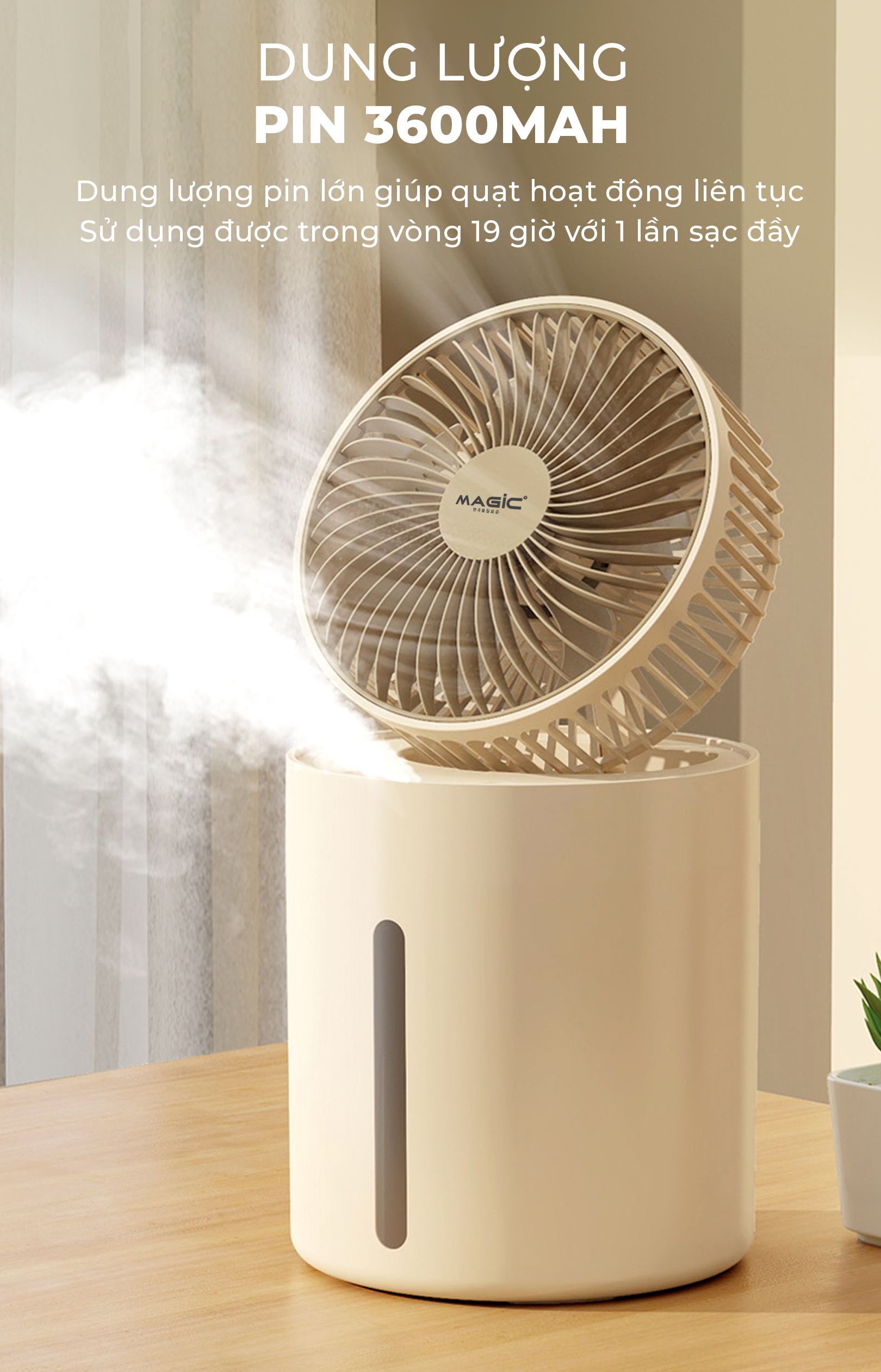 Quạt Mini MAGIC A-006 2 Quạt Mini MAGIC A-006 3