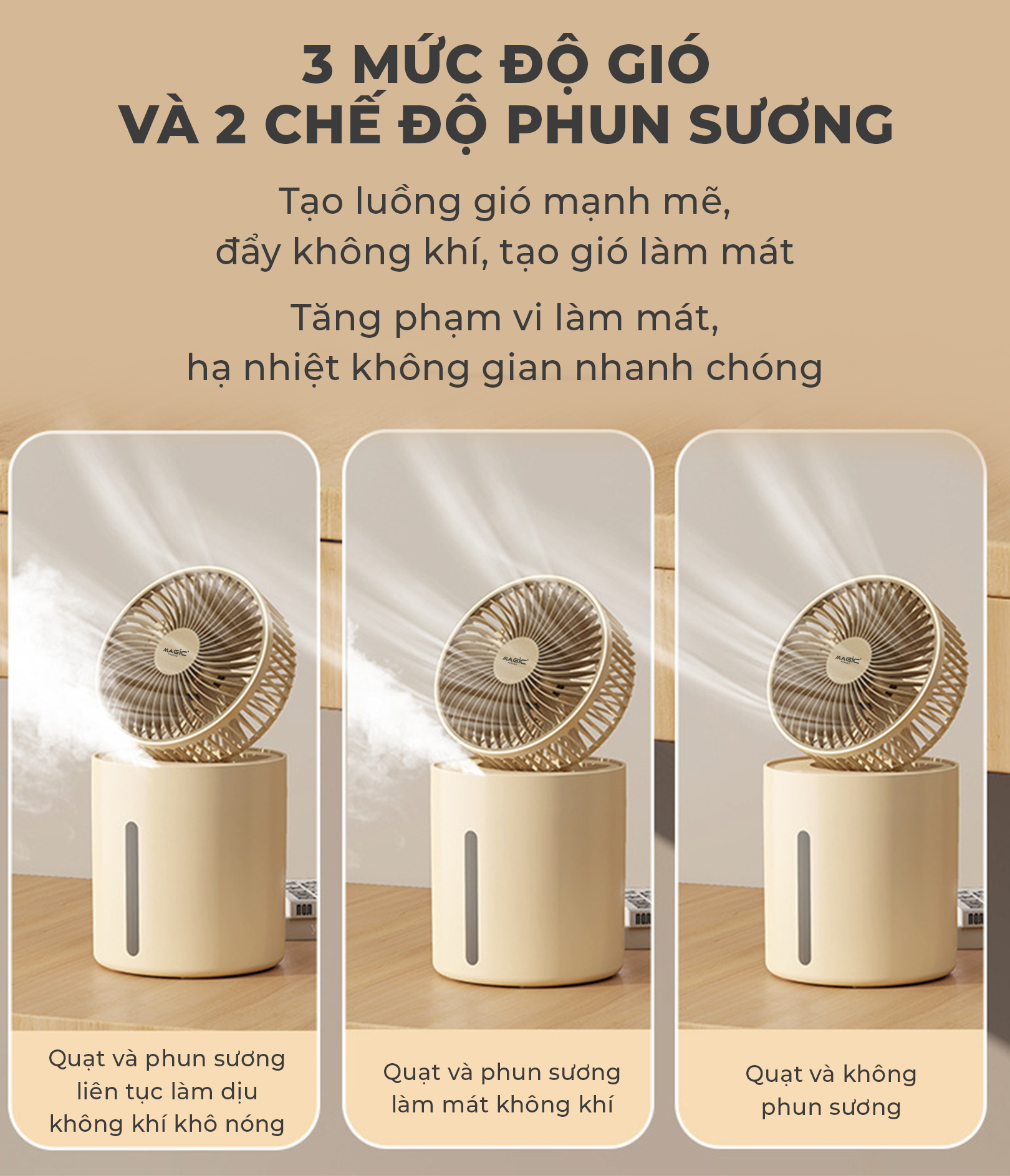 Quạt Mini MAGIC A-006 4 Quạt Mini MAGIC A-006 5