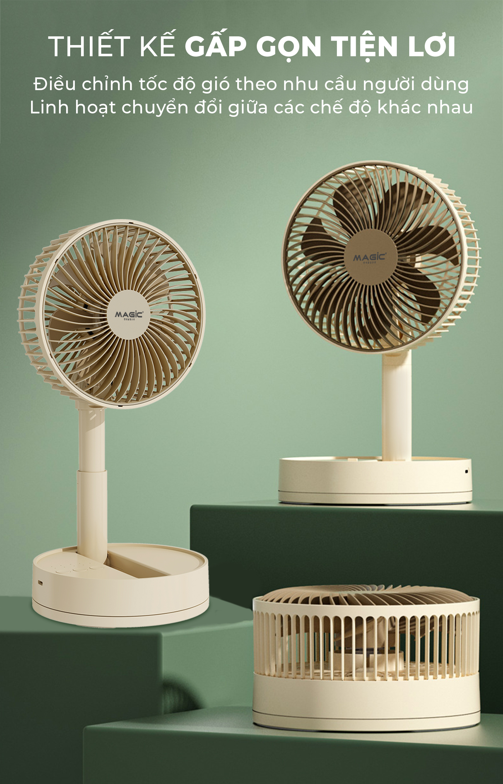Quạt Mini MAGIC A-007 45