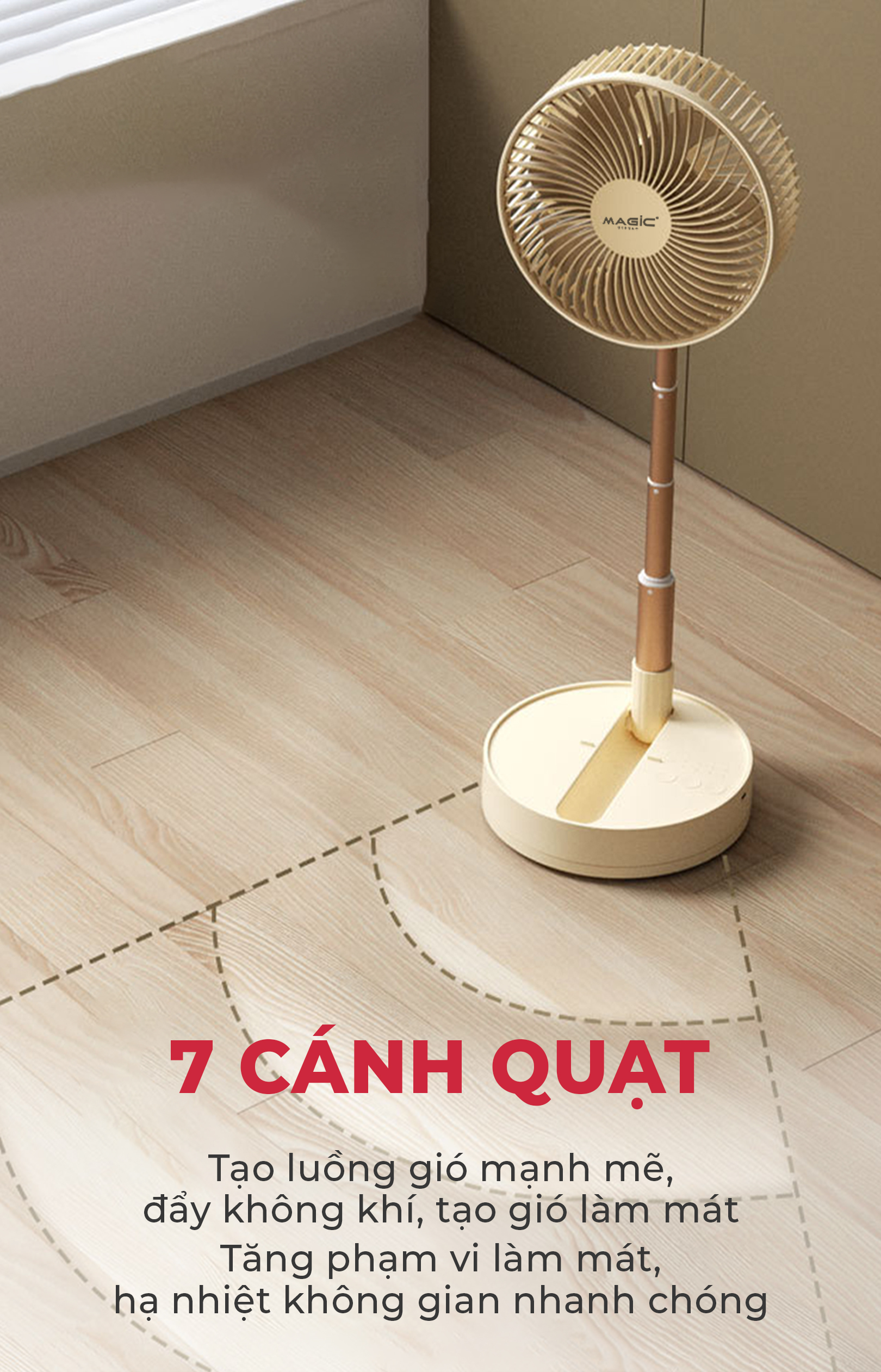 Quạt Mini MAGIC A-008 5 Quạt Mini MAGIC A-008 6