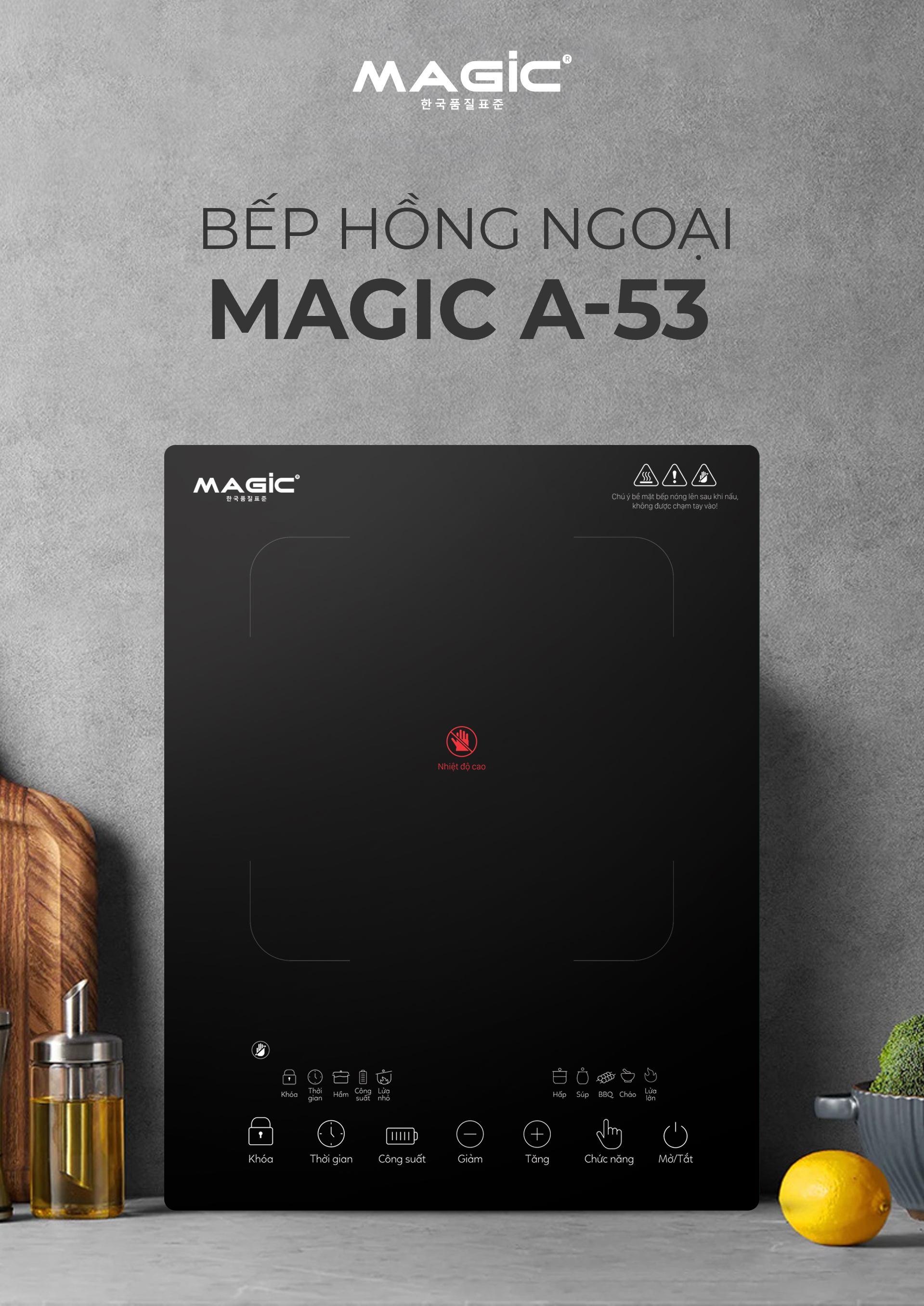 Bếp Hồng Ngoại Magic A-53 1