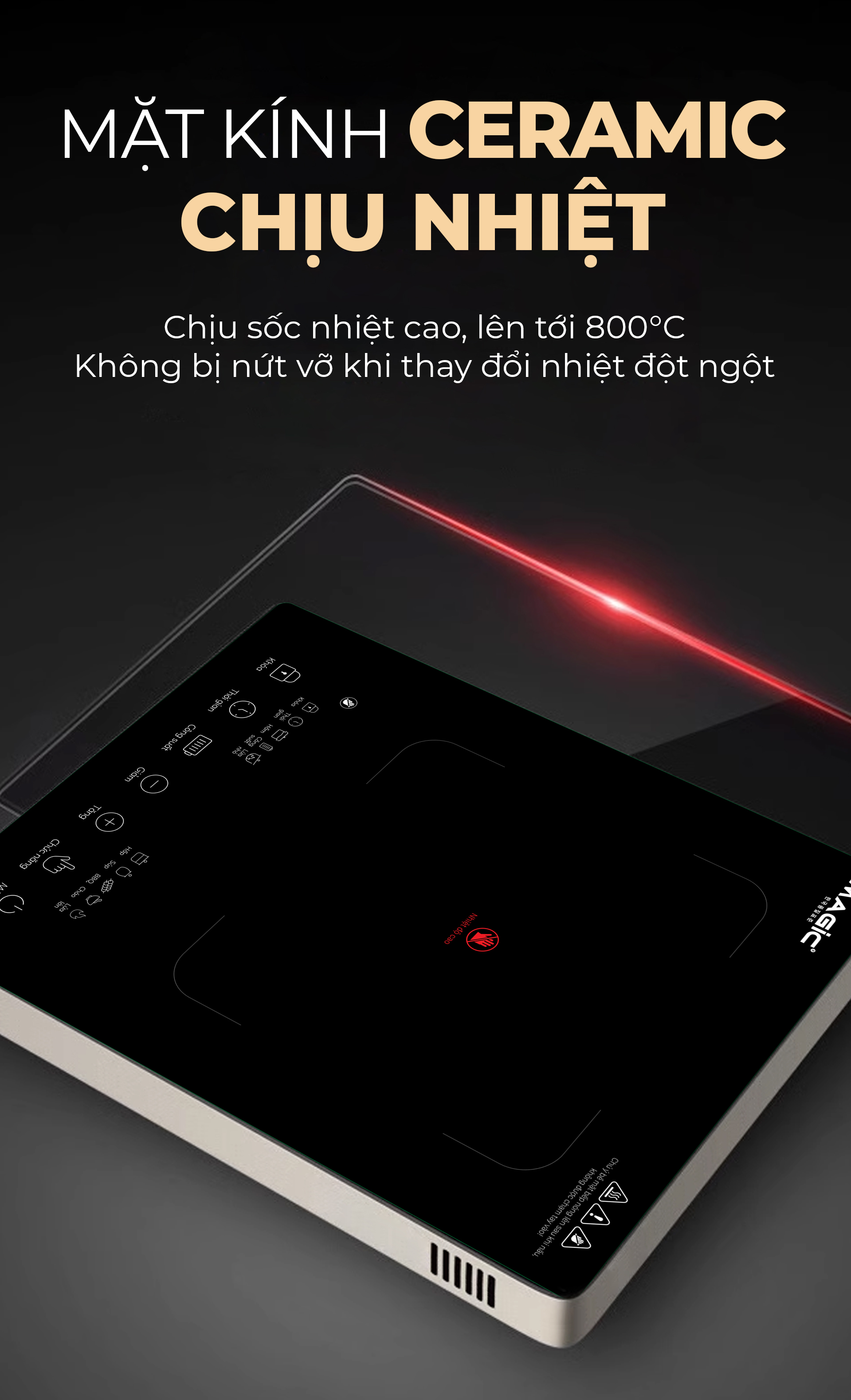 Bếp Hồng Ngoại Magic A-53 3