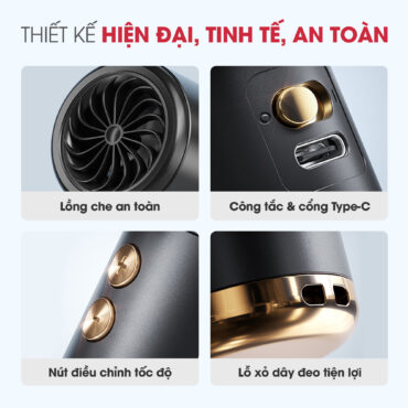 Quạt Sạc Mini Cầm Tay MAGIC A-009 10