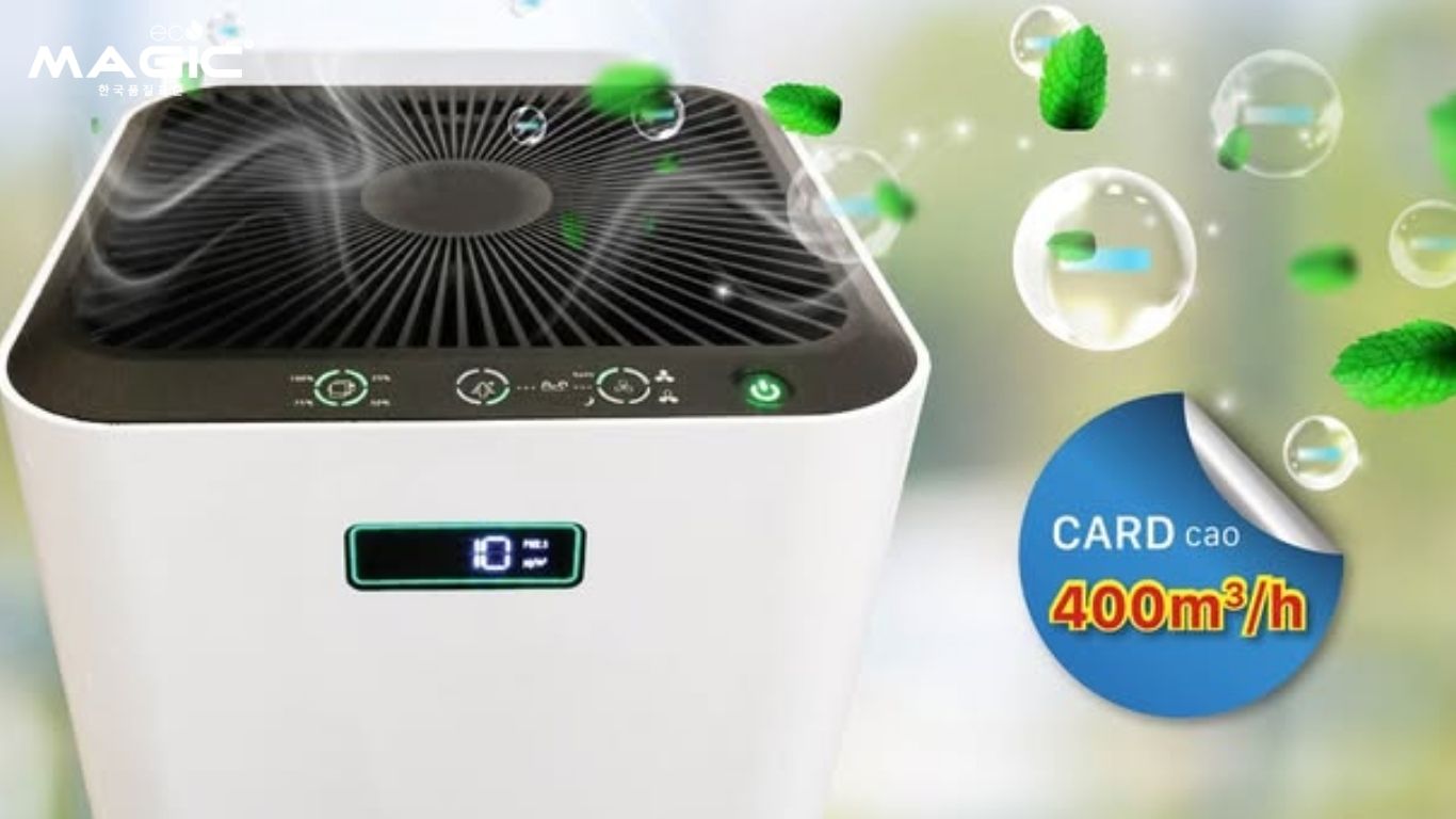 Máy lọc không khí mini cho phòng ngủ: Nhỏ gọn – yên tĩnh – làm sạch không gian sống từng nhịp thở 1