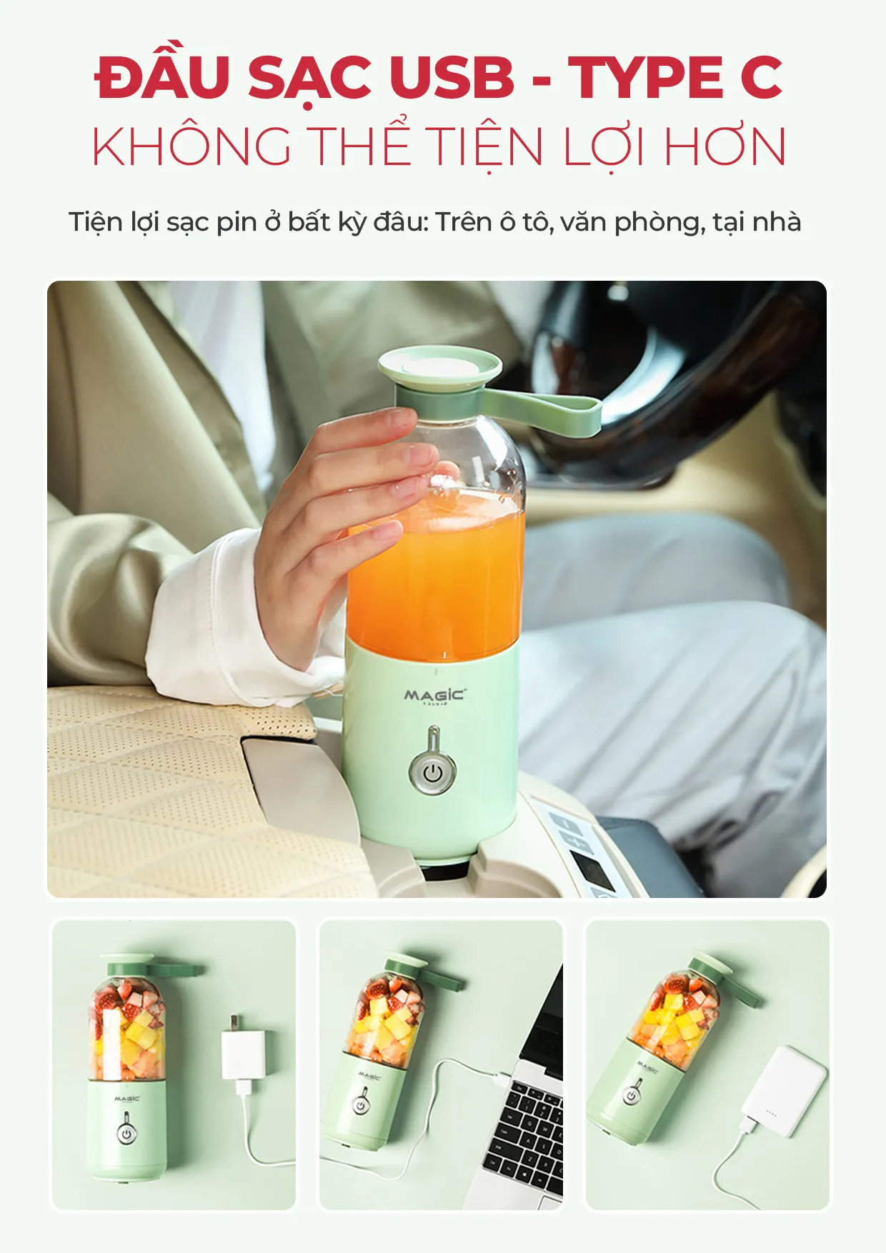 Máy xay sinh tố mini cho người sống một mình: Nhỏ nhưng đủ – Gọn nhưng tiện – Vì sức khỏe là điều không thể lười 4 Máy xay sinh tố mini cho người sống một mình: Nhỏ nhưng đủ – Gọn nhưng tiện – Vì sức khỏe là điều không thể lười 3