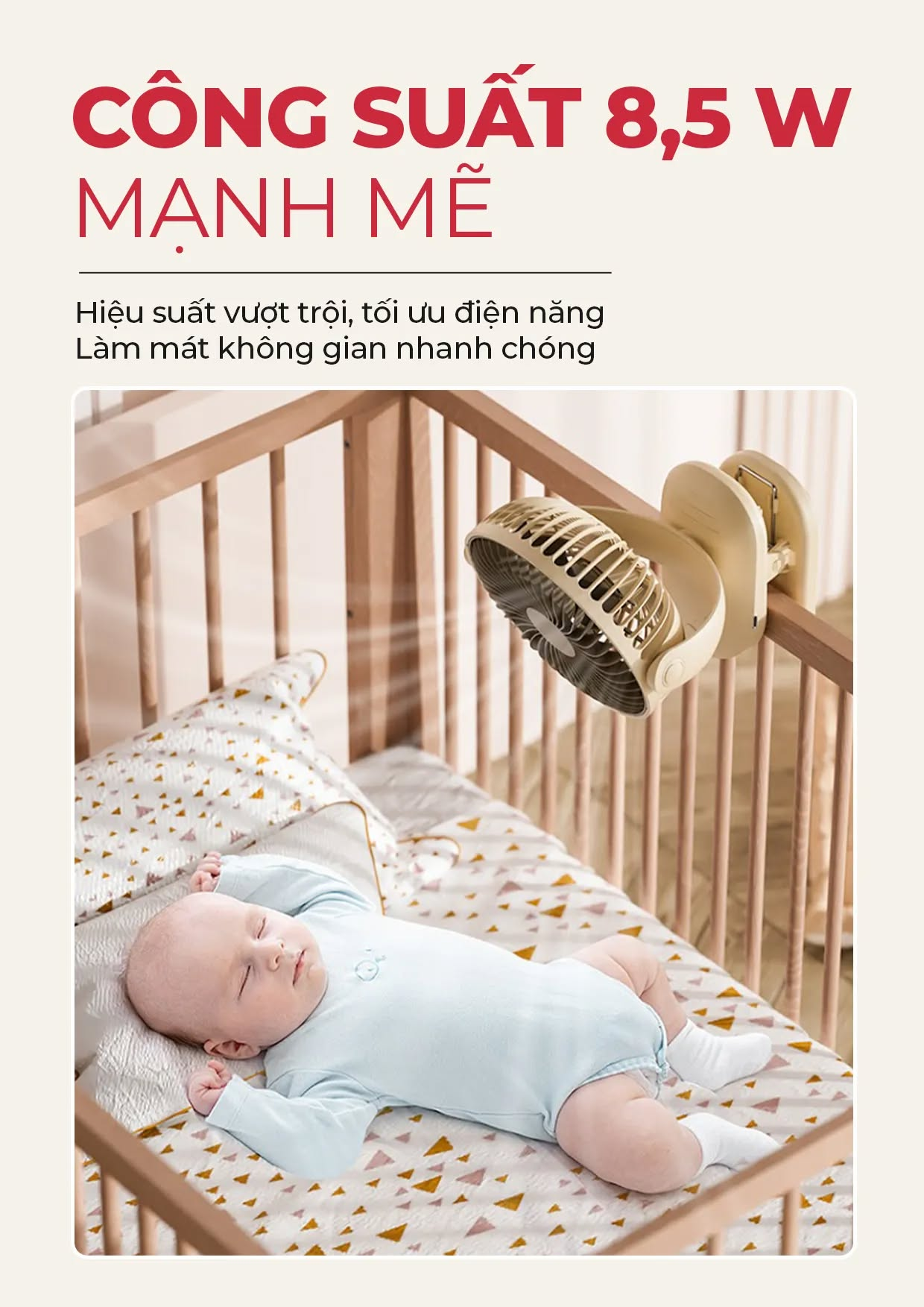 Quạt tích điện mini để bàn cho dân văn phòng: Làm mát cá nhân, nhẹ nhàng nhưng không thể thiếu 2