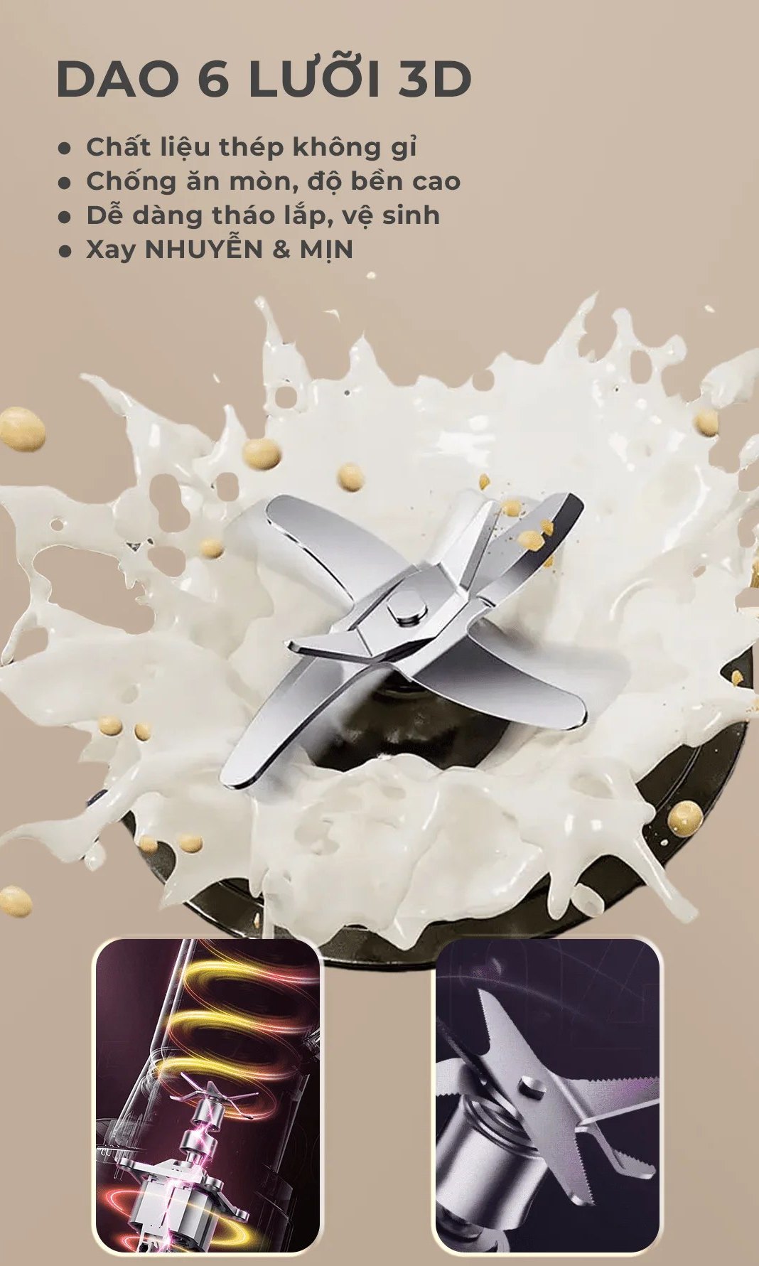 Máy Xay Sinh Tố Magic A96 – Đa Năng, Bền Bỉ, Phù Hợp Mọi Căn Bếp Hiện Đại 1