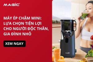 Máy Ép Chậm Mini: Lựa Chọn Tiện Lợi Cho Người Độc Thân, Gia Đình Nhỏ 1