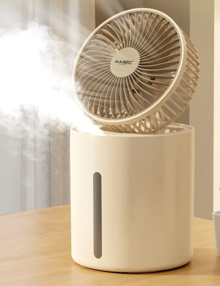 Giải Nhiệt Cấp Tốc Với Quạt Mini Phun Sương 1