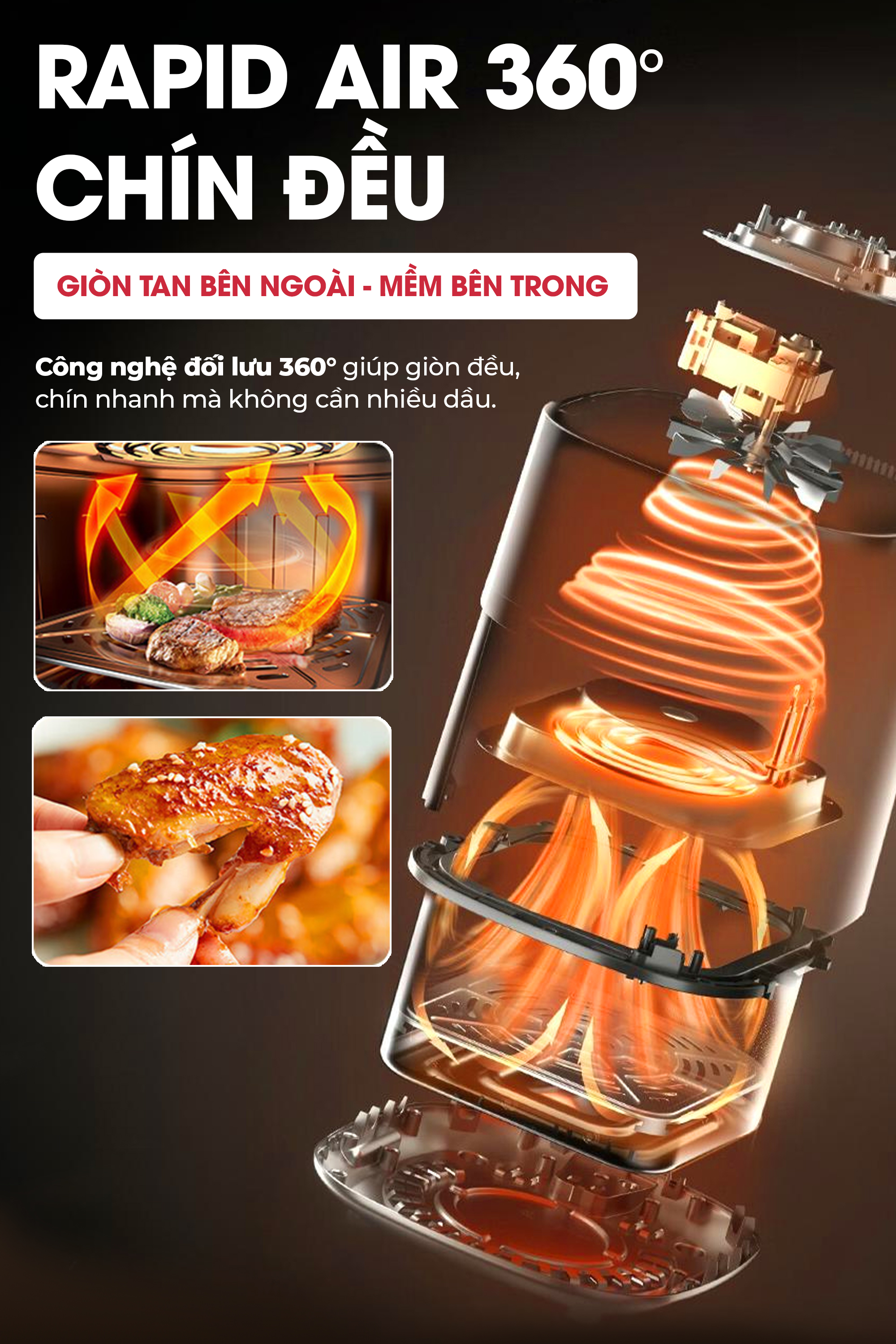 Nồi chiên không dầu Magic Eco AC-161 12